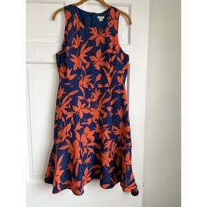 J. Crew Sleeveless Floral Dress Size 8 Resort Wear
